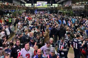 NFL fans at Wembley Box Park