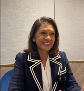 Gina Miller smiles.