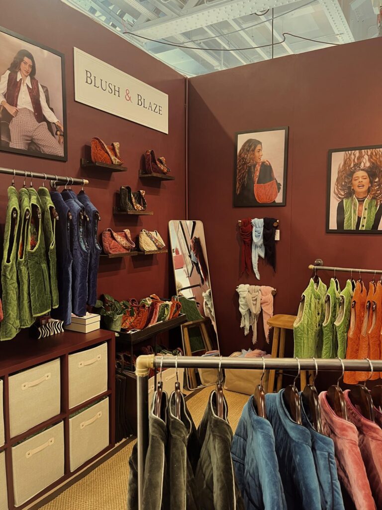 Blush and Blaze's stand at Spirit of Christmas