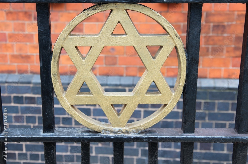Star of David on a gate