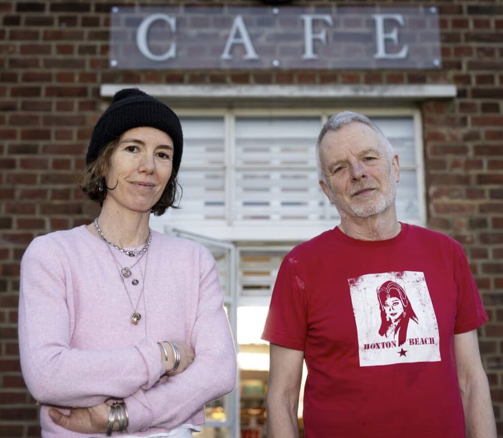Emma Fernandez and Patrick Matthews, who run the Parliament Hill Lido cafe