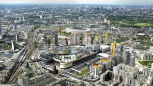 An artist's impression of The International Quarter in Stratford