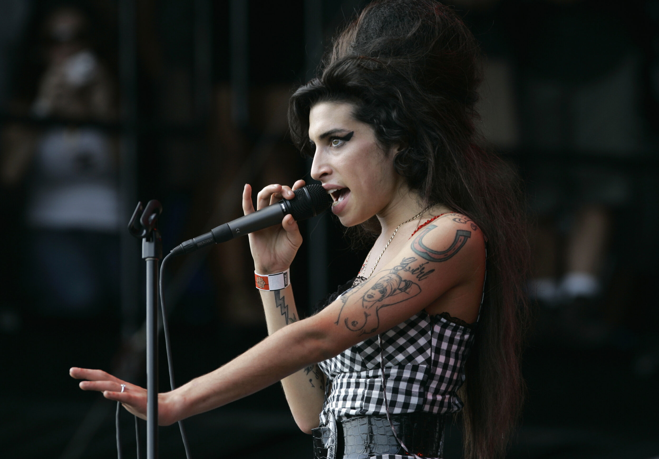 Amy Winehouse performs at Lollapalooza at Grant Park in Chicago on Sunday, Aug. 5, 2007. The three-day festival, headlined by Pearl Jam, includes 130 bands.