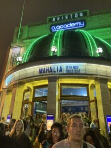 Mahalia at the O2 in 2021 