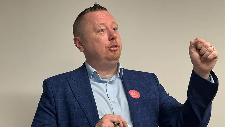 Ollie Whitehouse, Chief Technology Officer of the UK’s National Cyber Security Centre (NCSC) speaking at King College London about security threats.